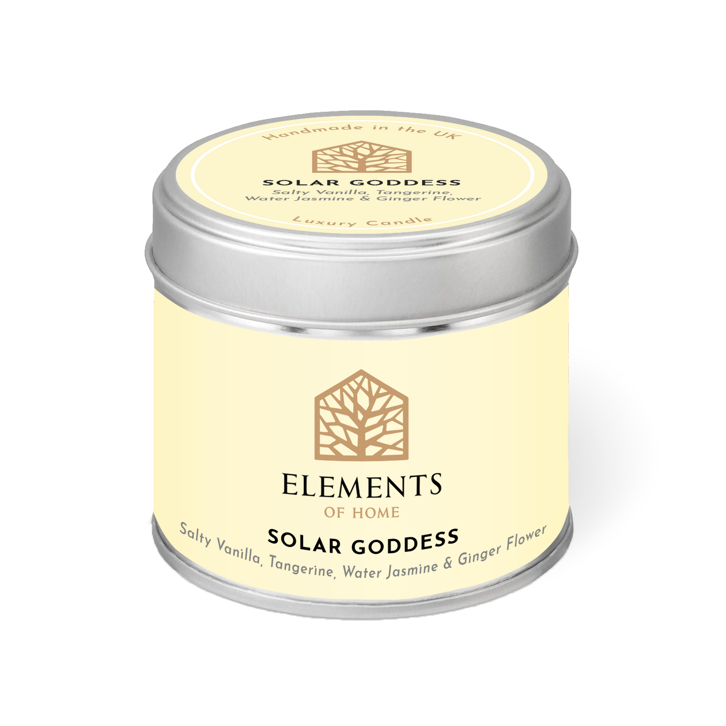 Solar Goddess Candle In A Tin