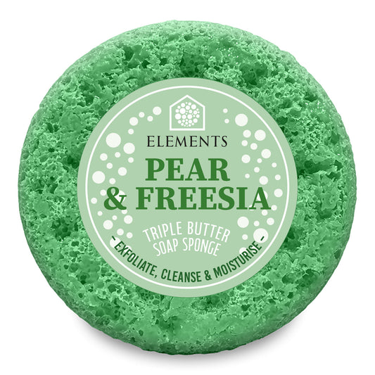 English Pear and Freesia Soap Sponge