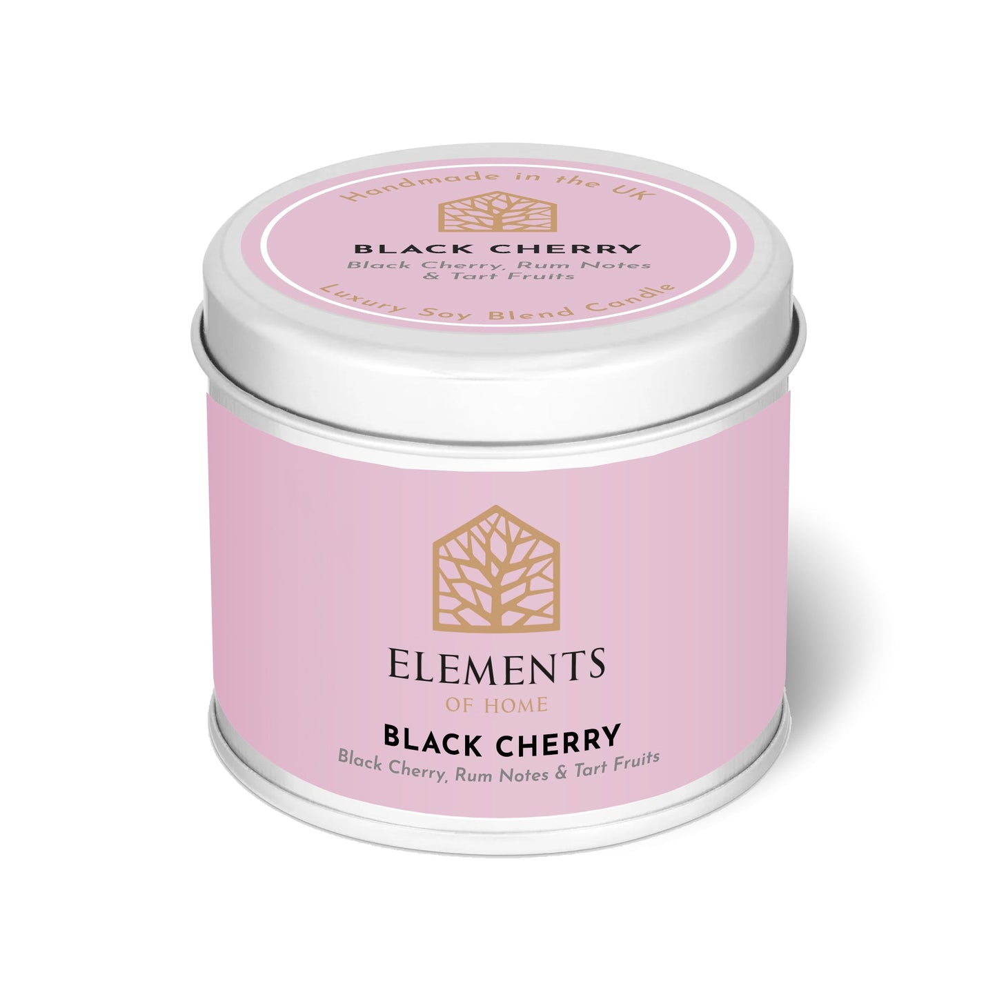 Black Cherry Candle In A Tin