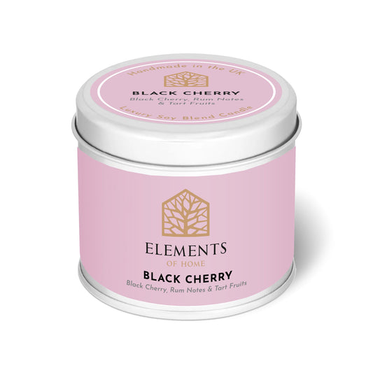 Black Cherry Candle In A Tin