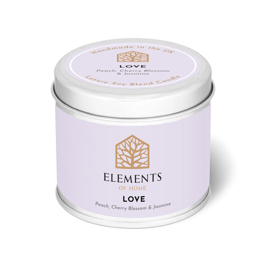 Love Candle In A Tin