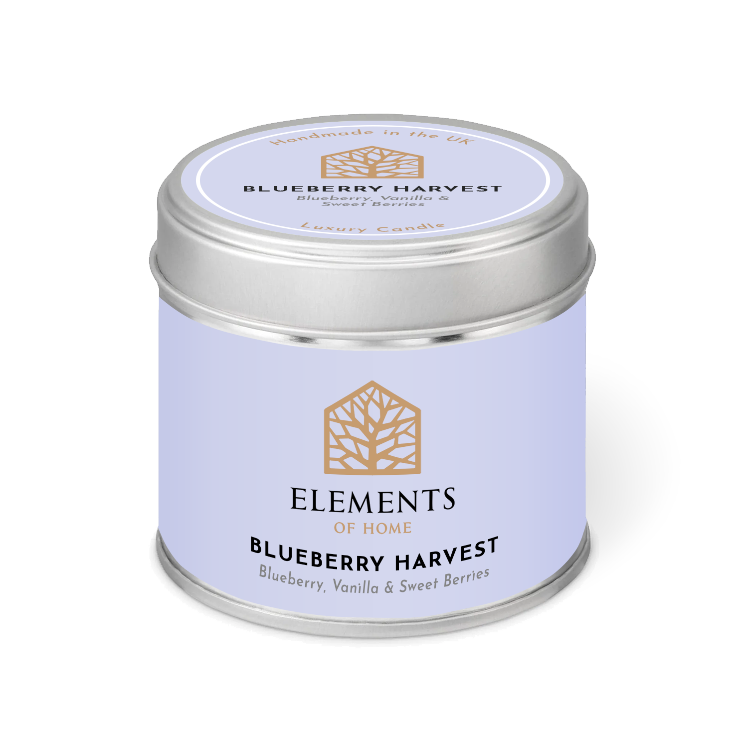 Blueberry Harvest Candle In A Tin