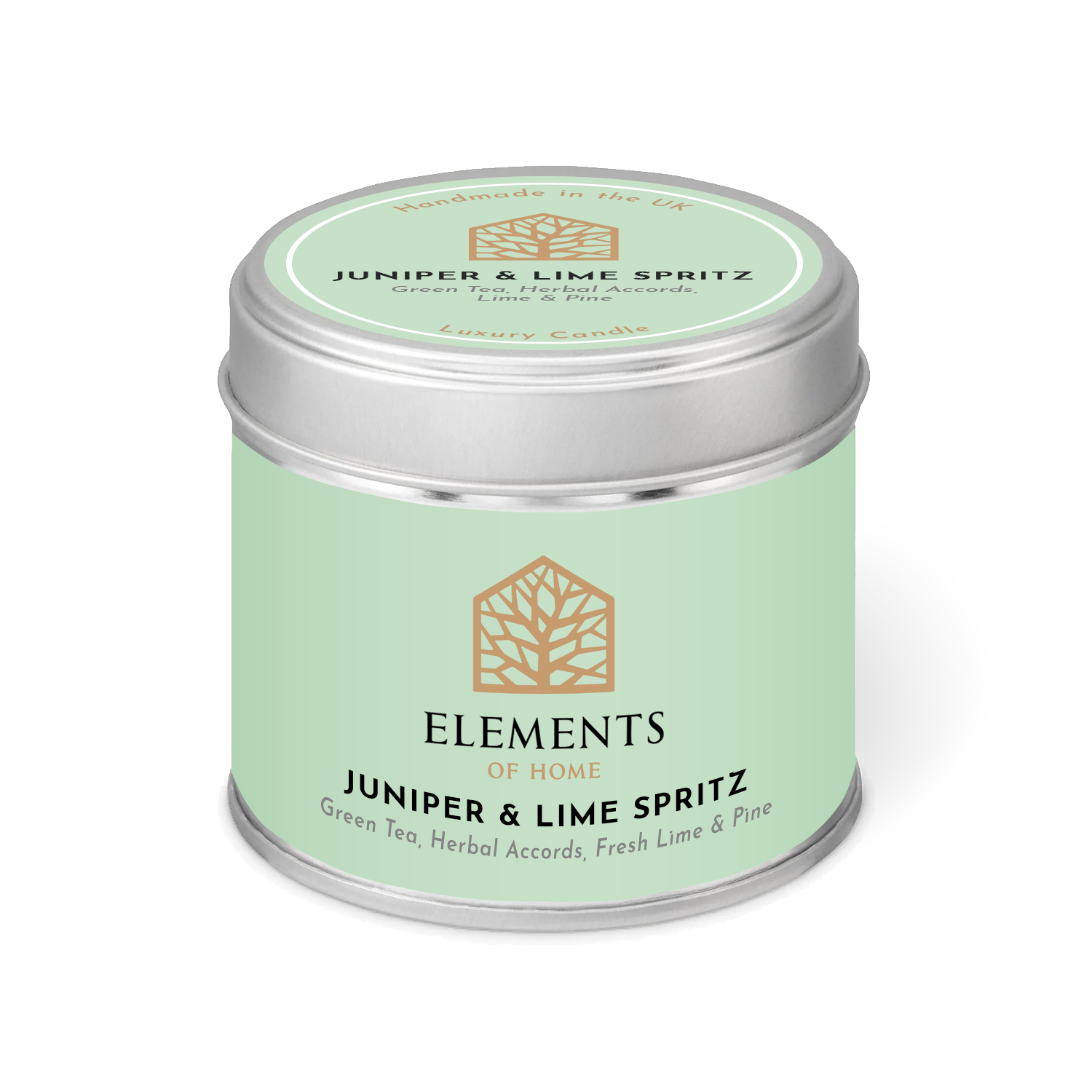 Juniper & Lime Spritz Candle In A Tin