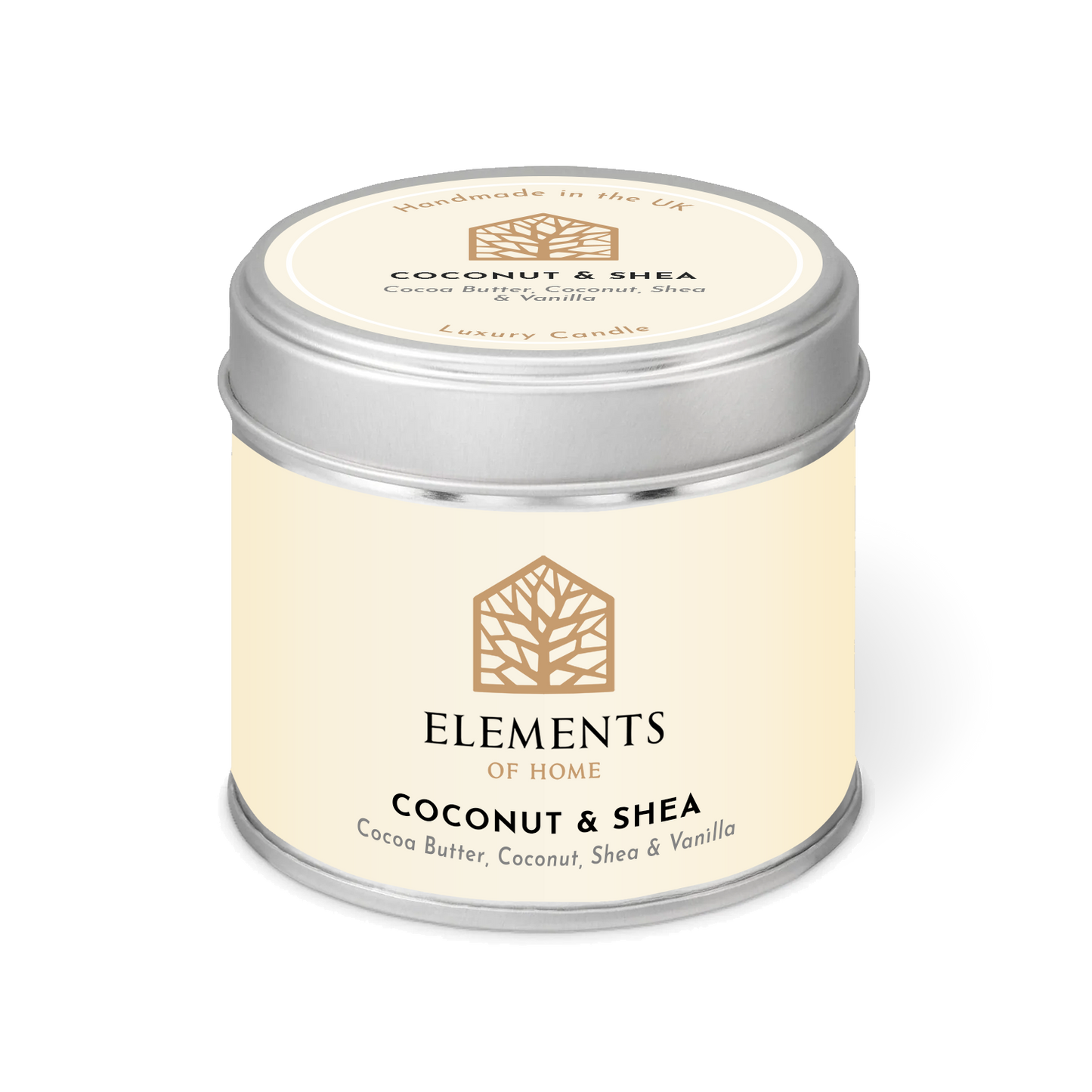 Coconut & Shea Candle In A Tin