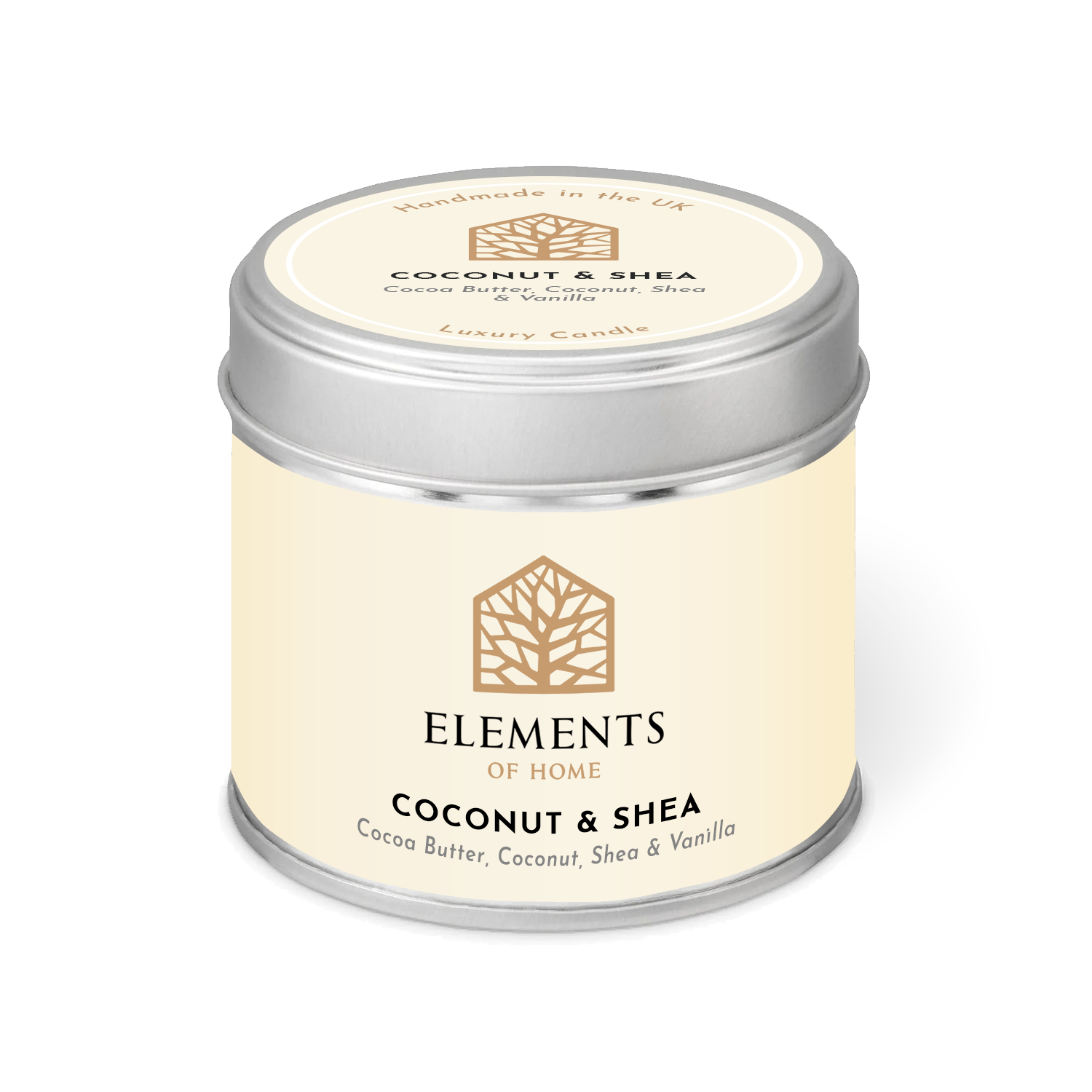 Coconut & Shea Candle In A Tin