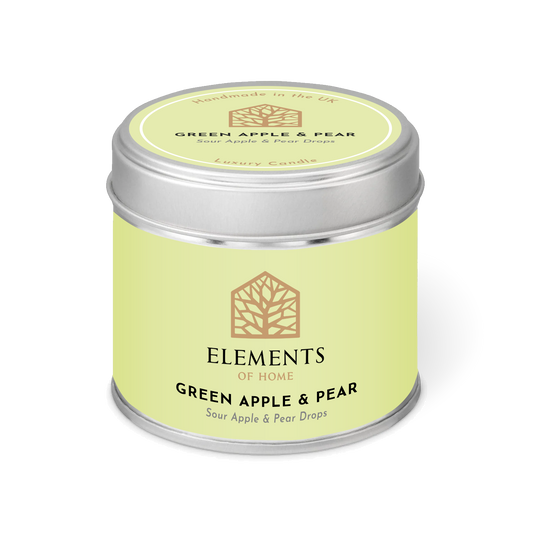Green Apple & Pear Candle In A Tin