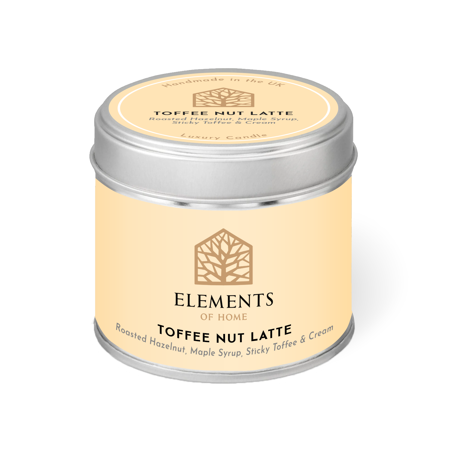 Toffee Nut Latte Candle In A Tin