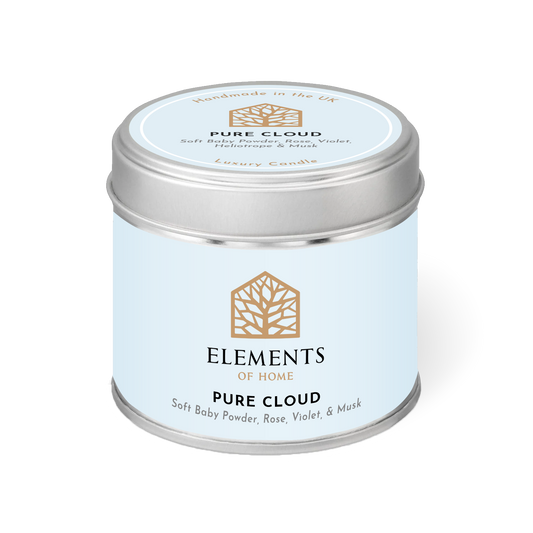 Pure Cloud Candle In A Tin