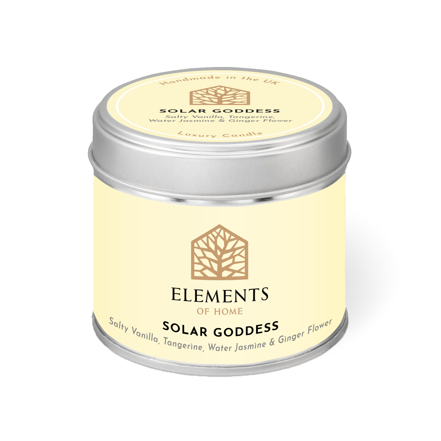Solar Goddess Candle In A Tin