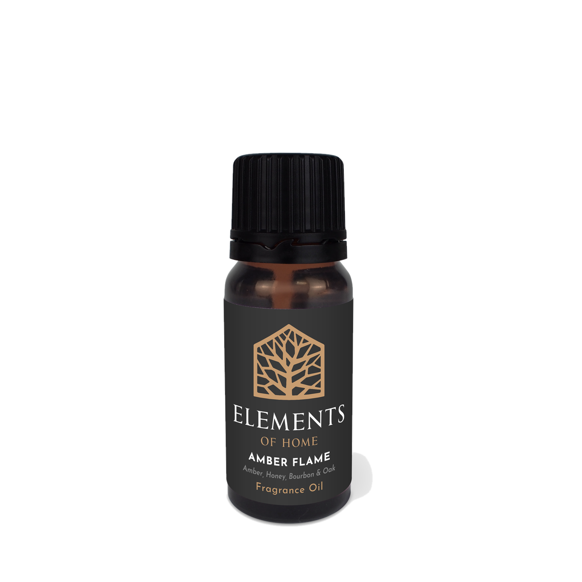 Amber Flame 10ml fragrance oil in an amber glass bottle – Elements of Fragrance