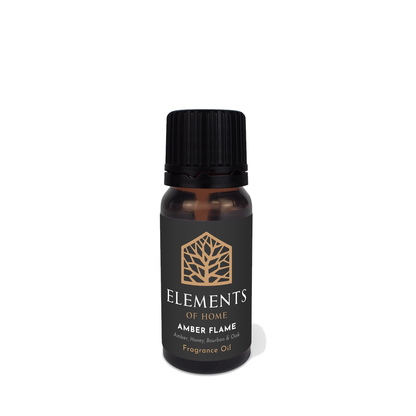 Amber Flame 10ml fragrance oil in an amber glass bottle – Elements of Fragrance