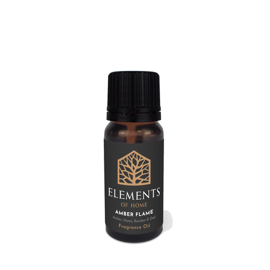 Amber Flame 10ml fragrance oil in an amber glass bottle – Elements of Fragrance