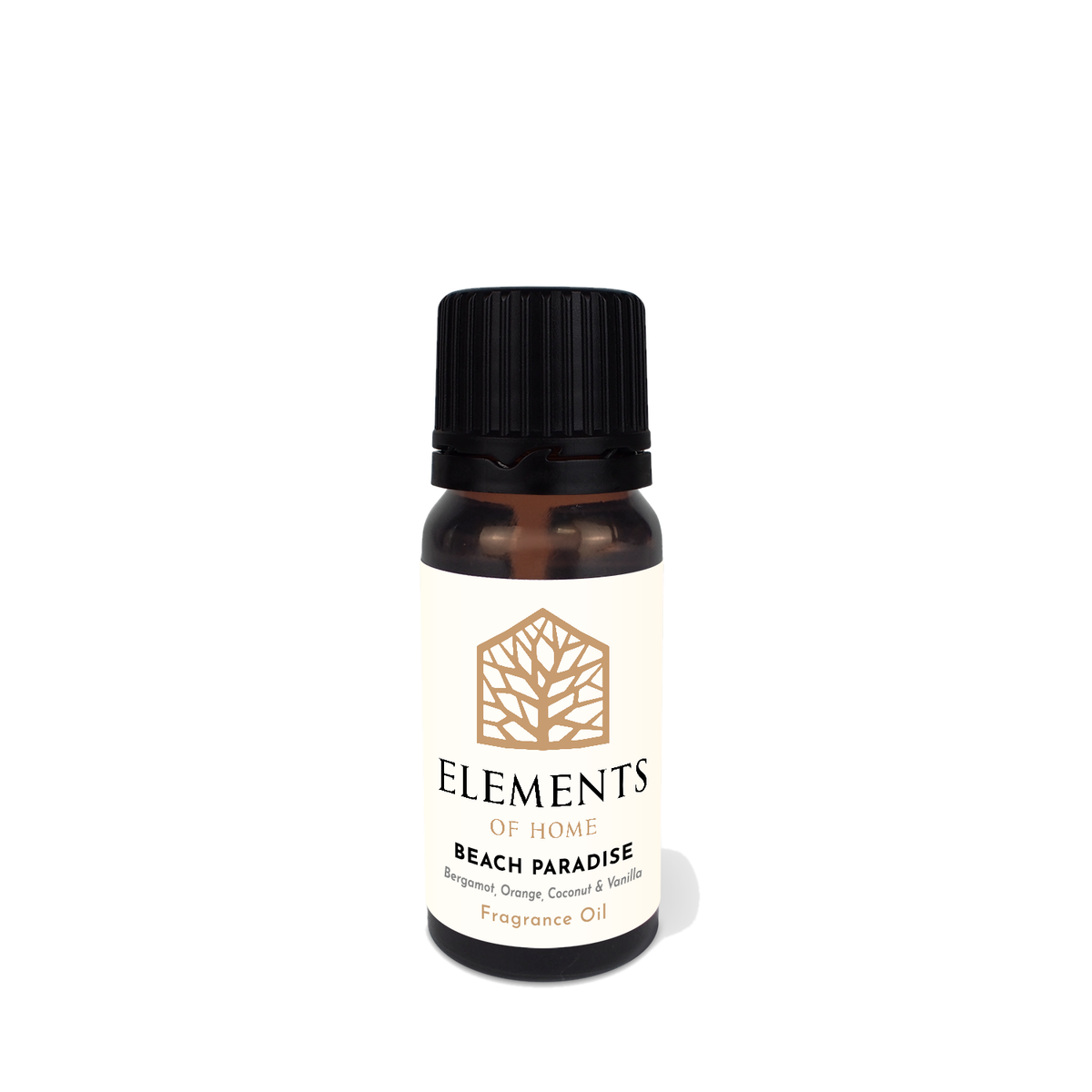 Beach Paradise fragrance oil in a 10ml amber dropper bottle – Elements of Fragrance