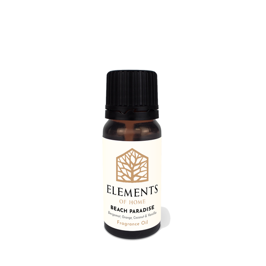 Beach Paradise fragrance oil in a 10ml amber dropper bottle – Elements of Fragrance