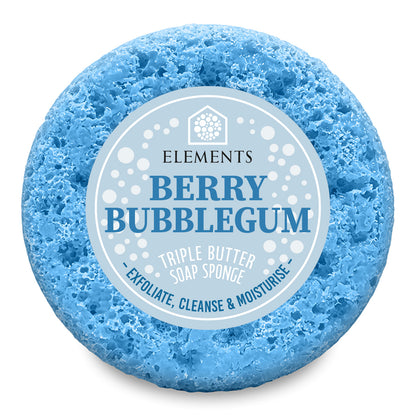 Berry Bubblegum triple butter soap sponge – Elements of Fragrance
