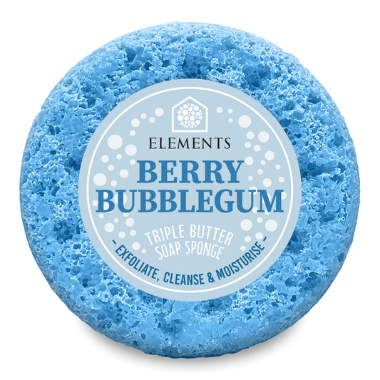 Berry Bubblegum triple butter soap sponge – Elements of Fragrance