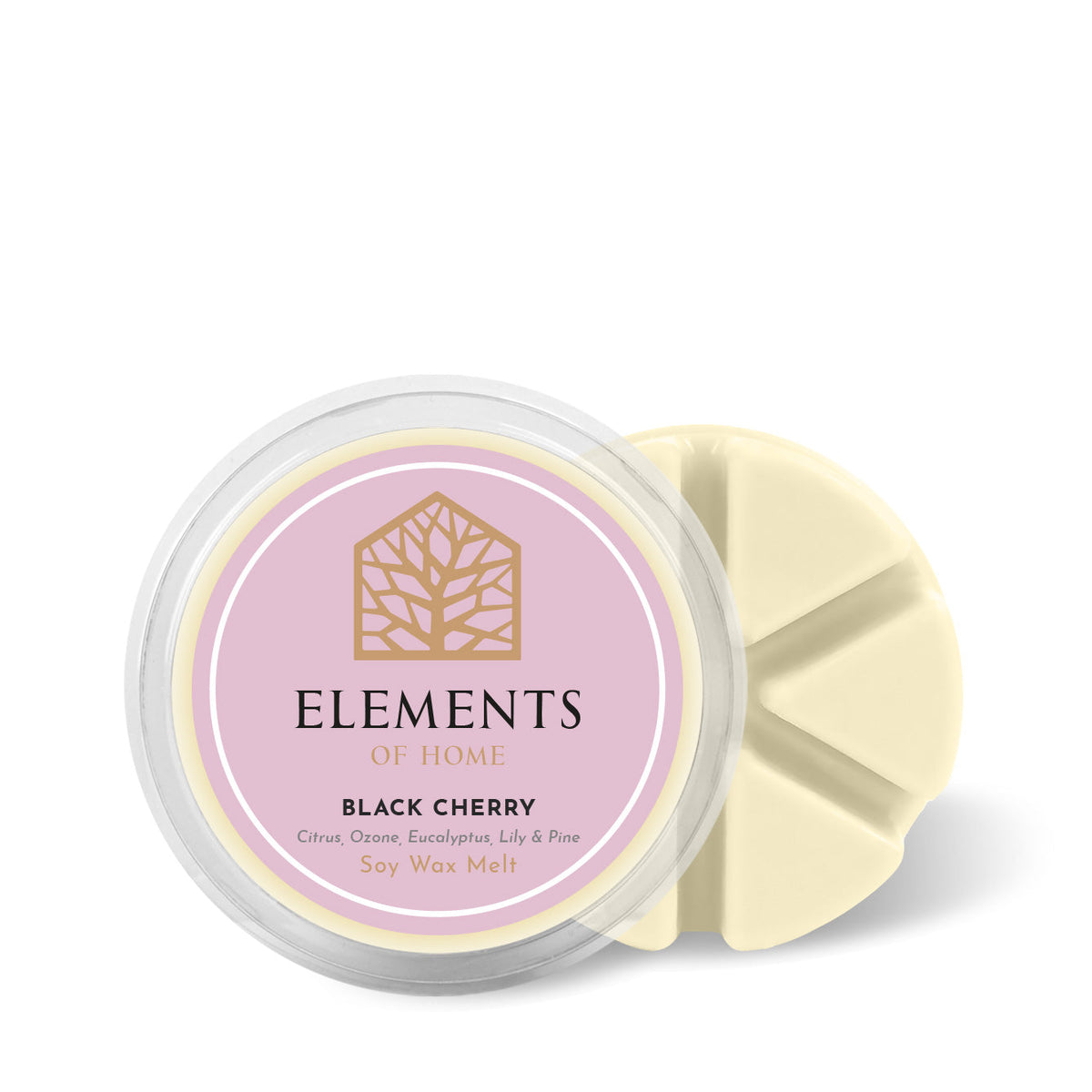 Black Cherry 50g soy wax melt snap pot – Elements of Fragrance