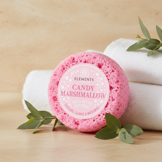 Candy Marshmallow Soap Sponge