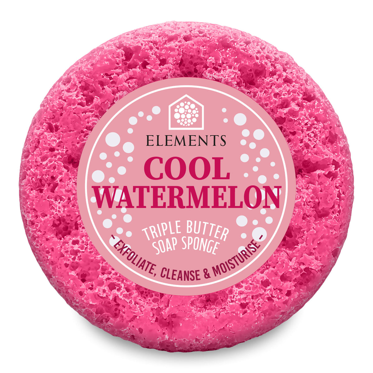 Cool Watermelon triple butter soap sponge – Elements of Fragrance