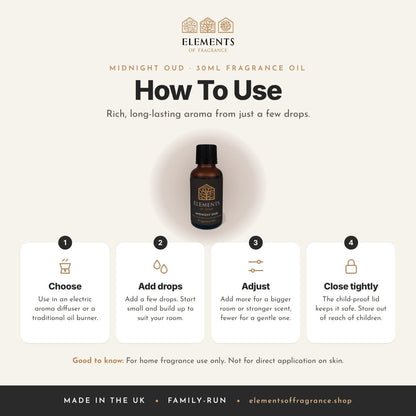 How to use the Midnight Oud 30ml Fragrance Oil