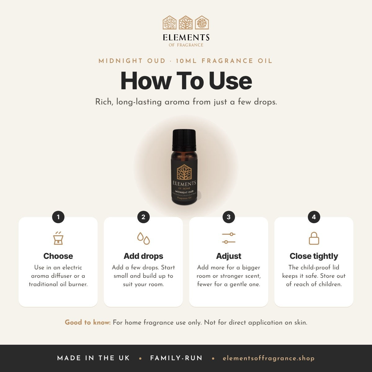 How to use the Midnight Oud 10ml Fragrance Oil