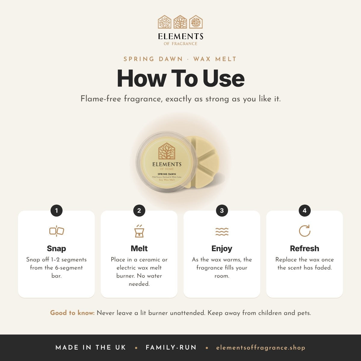 How to use the Spring Dawn Wax Melt