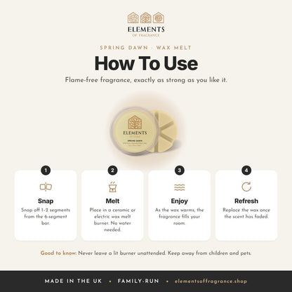 How to use the Spring Dawn Wax Melt