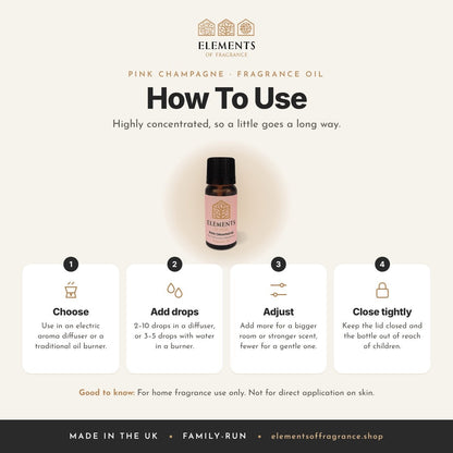 How to use the Pink Champagne Fragrance Oil