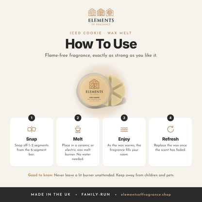 How to use the Iced Cookie Wax Melt