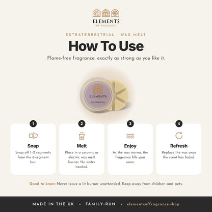 How to use the Extraterrestrial Wax Melt