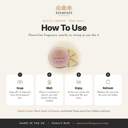 How to use the Black Cherry Wax Melt