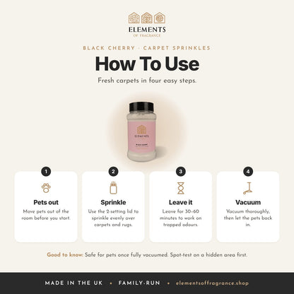 How to use the Black Cherry Carpet Sprinkles