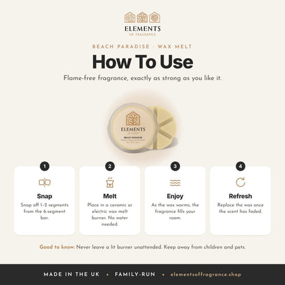 How to use the Beach Paradise Wax Melt
