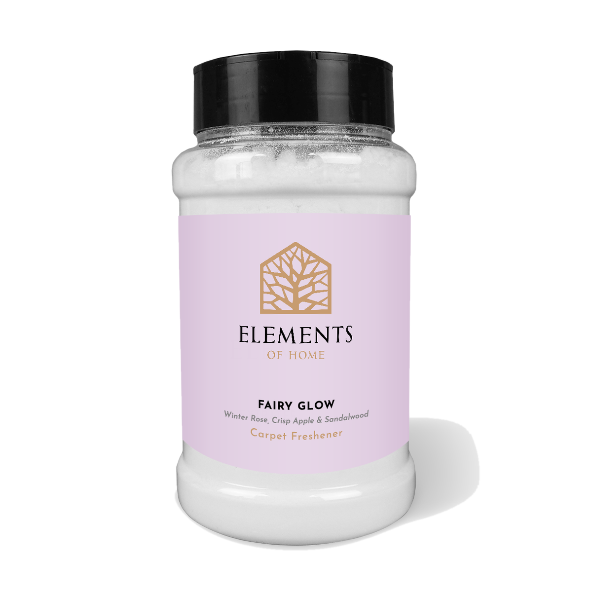 Fairy Glow scented carpet sprinkles in a shaker tub – Elements of Fragrance