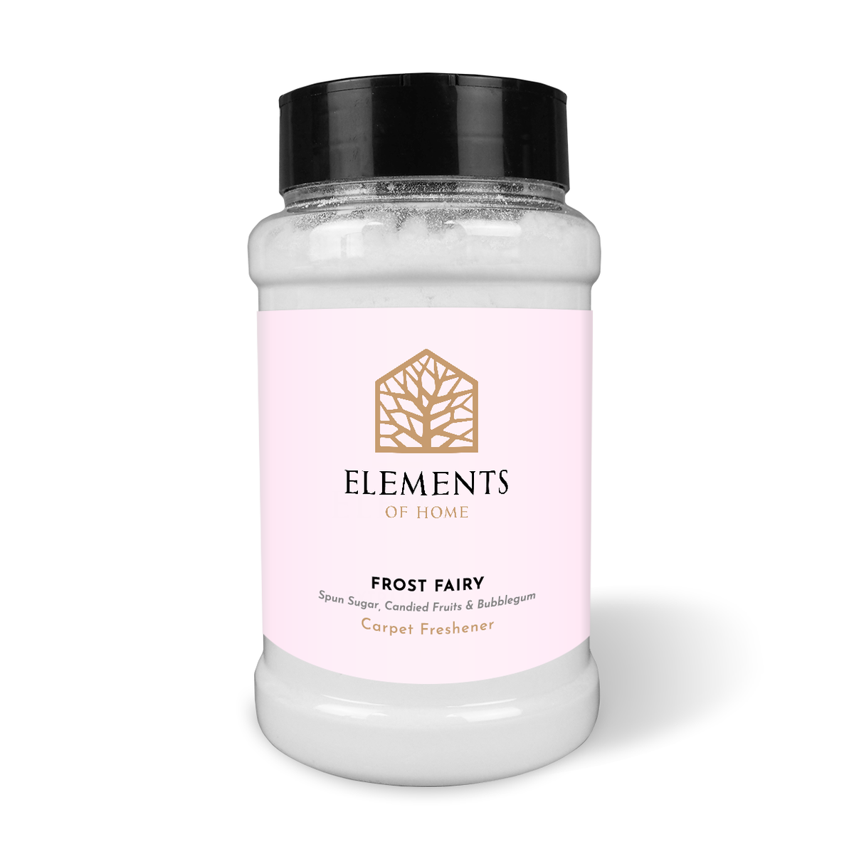 Frost Fairy scented carpet sprinkles in a shaker tub – Elements of Fragrance