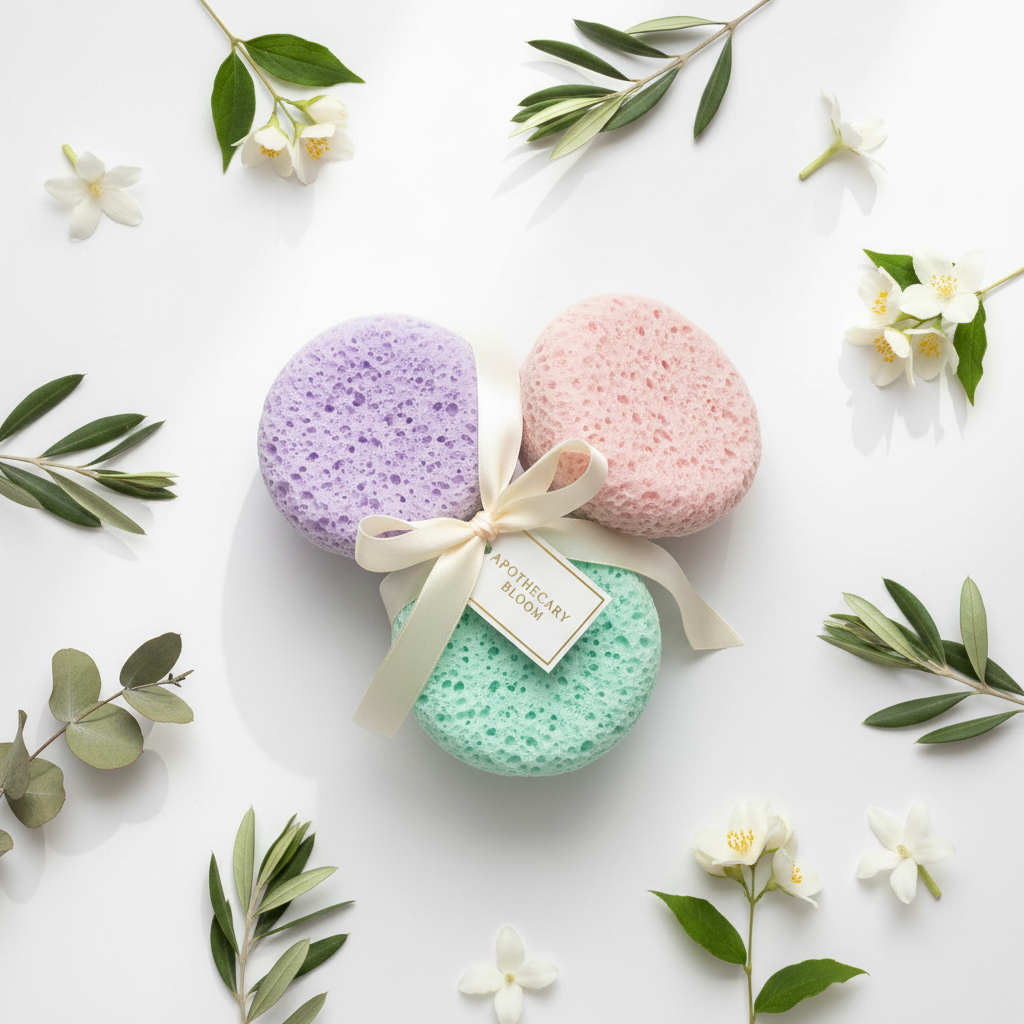 Three soap sponge bundle gift set