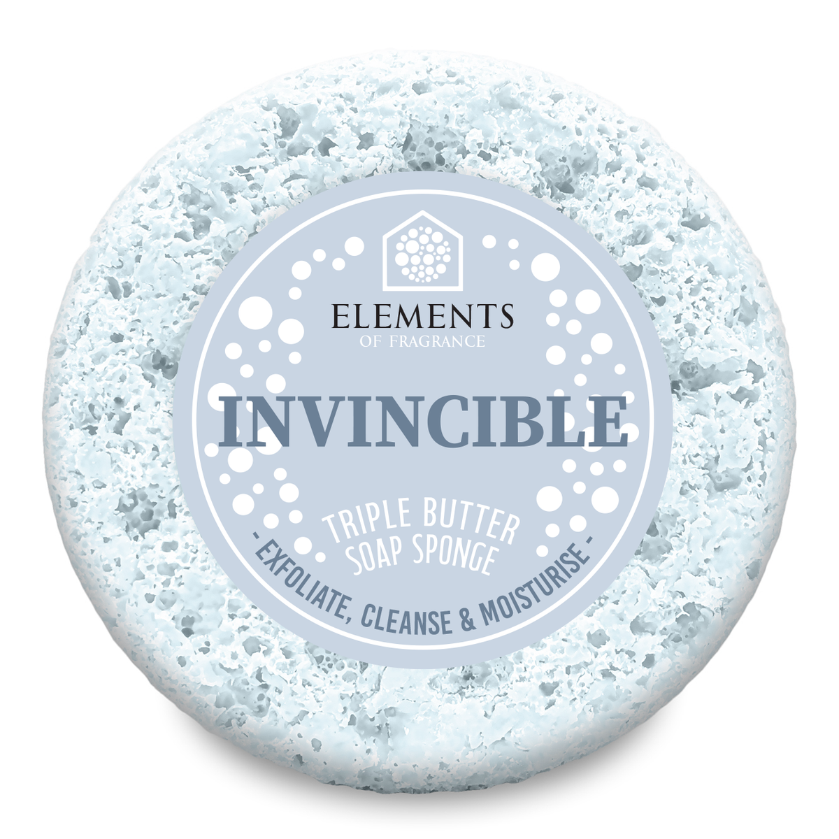 Invincible triple butter soap sponge – Elements of Fragrance