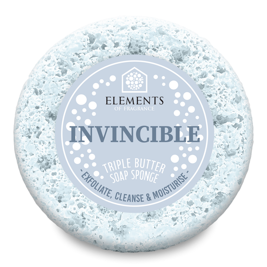 Invincible triple butter soap sponge – Elements of Fragrance