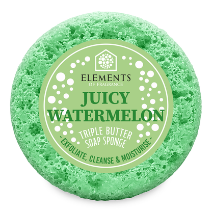 Juicy Watermelon triple butter soap sponge – Elements of Fragrance