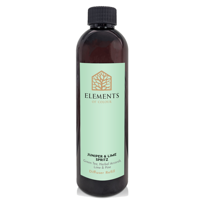 Juniper & Lime reed diffuser refill bottle – Elements of Fragrance