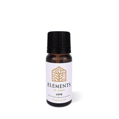 Love fragrance oil in a 10ml amber dropper bottle – Elements of Fragrance