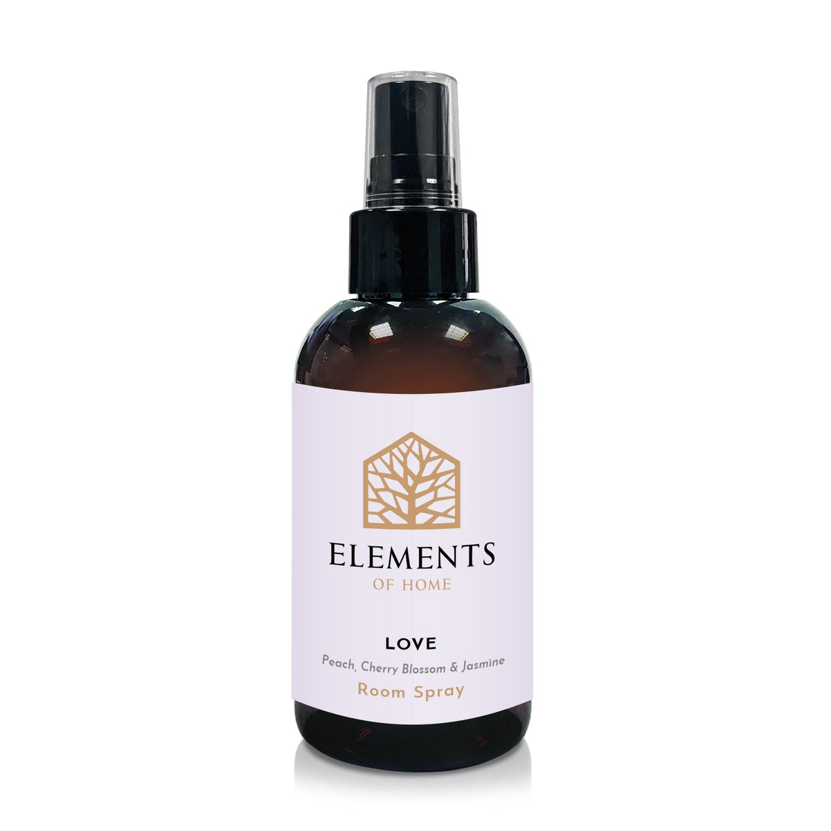 Love room spray in an amber glass spray bottle – Elements of Fragrance