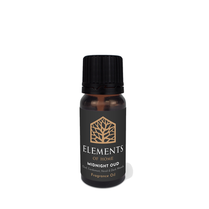 Midnight Oud 10ml fragrance oil in an amber glass bottle – Elements of Fragrance