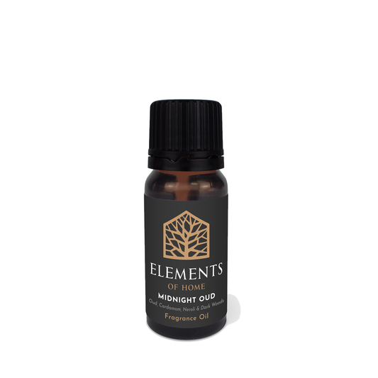 Midnight Oud 10ml fragrance oil in an amber glass bottle – Elements of Fragrance