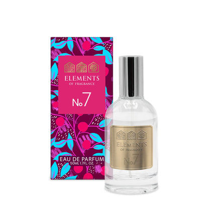No07 Inspired by Baccarat Rouge 50ml eau de parfum bottle with patterned gift box – Elements of Fragrance