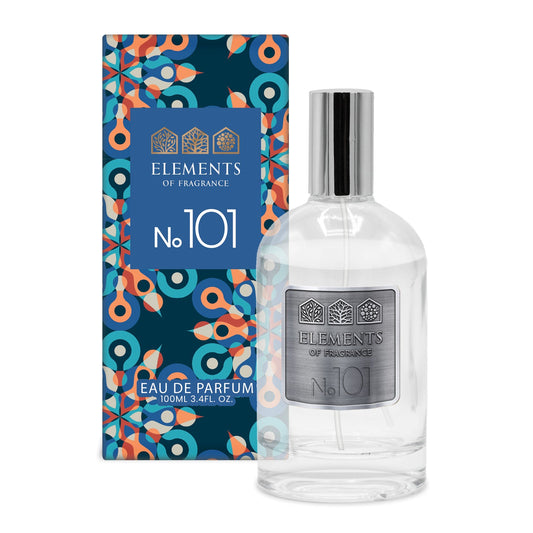 No101 Inspired by Bleu 100ml eau de parfum bottle with patterned gift box – Elements of Fragrance