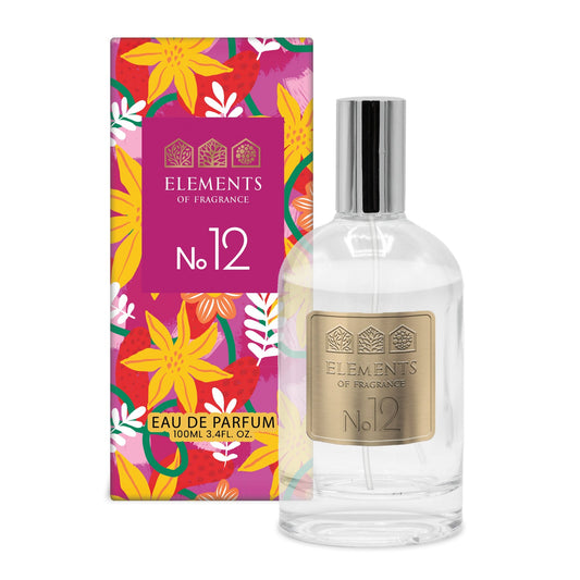 No12 Inspired by Daisy 100ml eau de parfum bottle with patterned gift box – Elements of Fragrance