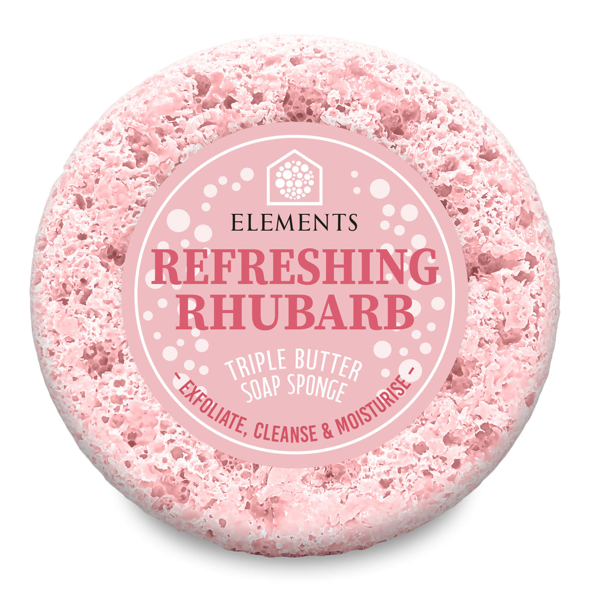 Refreshing Rhubarb triple butter soap sponge – Elements of Fragrance