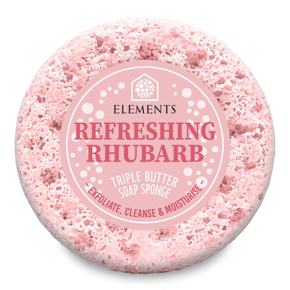 Refreshing Rhubarb triple butter soap sponge – Elements of Fragrance