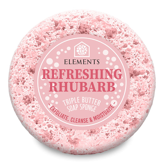 Refreshing Rhubarb triple butter soap sponge – Elements of Fragrance